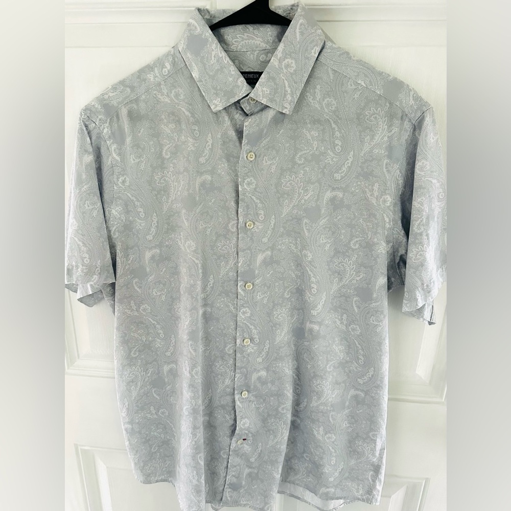 CREMIEUX Men's Light Gray Shirt Sz M